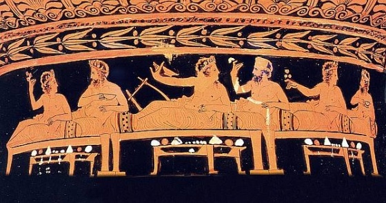 Figuras de una vasija griega